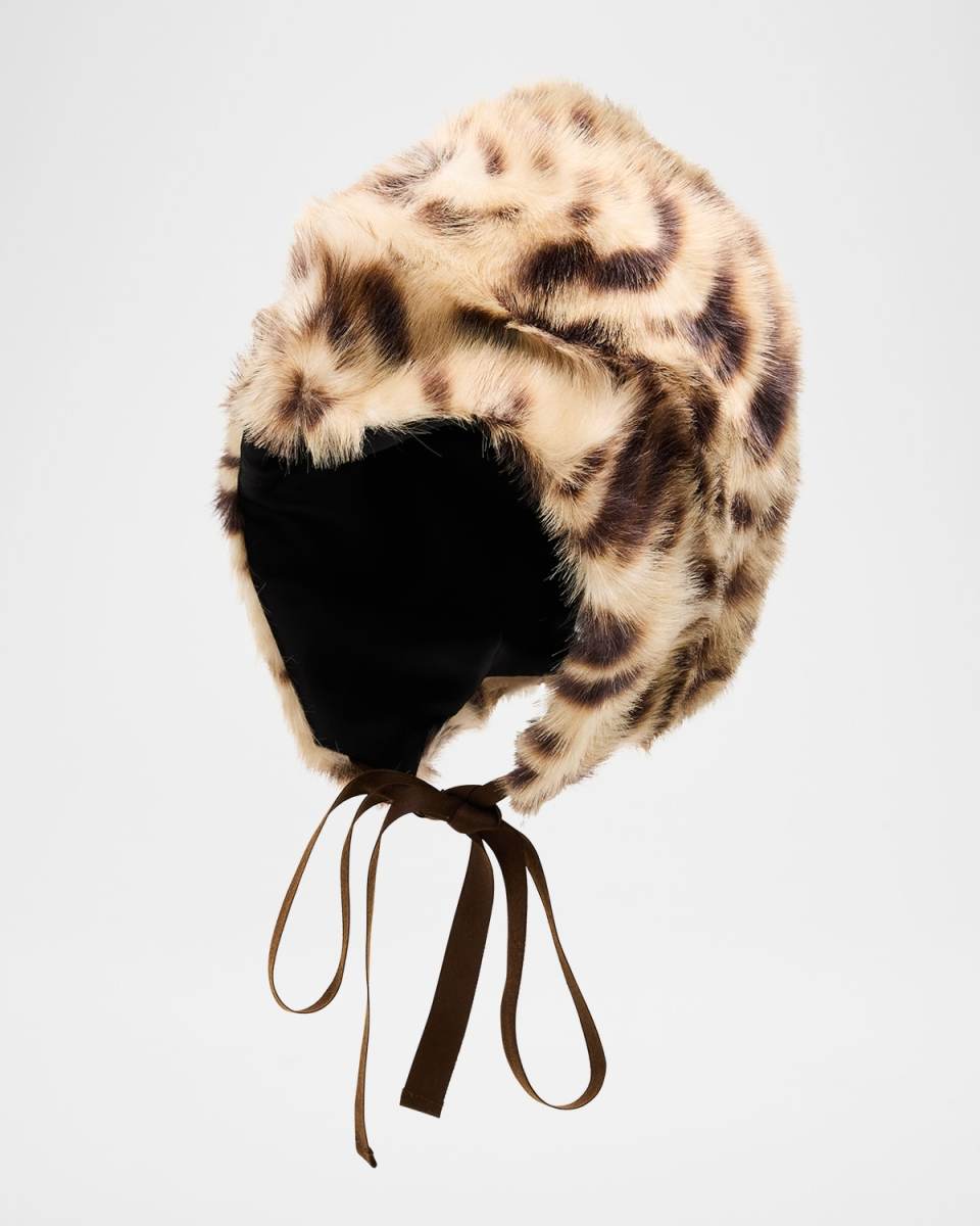 Lynx Faux Fur Headdress